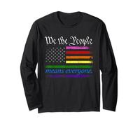 We The People Means Everyone USA LGBT Equality Long Sleeve T-Shirt