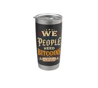 We The People Need Bitcoins Vintage Stainless Steel Insulated Tumbler