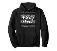 We the People Preamble U.S Constitution Patriotic 4th July Pullover Hoodie