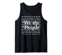 We the People Preamble U.S Constitution Patriotic 4th July Tank Top