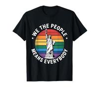 We The People Pride Rainbow Inclusion LGBTQ+ Equality T-Shirt