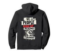 We The People Rise Up Against Tyranny No Kings We Dissent Pullover Hoodie