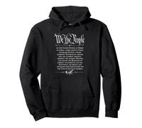 We The People US Constitution Preamble America 4th of July Pullover Hoodie