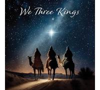 We Three Kings Christmas Greeting Card GC645SQ | 150mm x 150mm square, Including Envelope