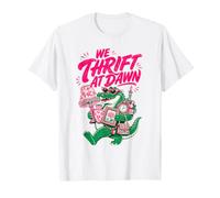 We Thrift At Dawn Retro Thrifting Vintage Hunter T-Shirt