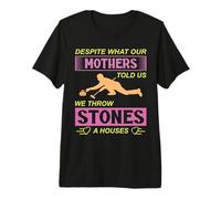 We Throw Stones a Houses - Curling Premium T-Shirt