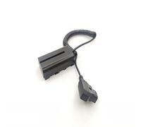 We Top Dtap to NP-F550 Dummy Battery Adapter Cable NP-F Dummy Battery Spiral Power Cable for Sony NP-F550/770/570 NP-F970 Battery to Supply Monitor,Video LED Light Power