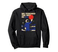 We Touched the Sky in '69 Astronaut Moon Landing Retro Space Pullover Hoodie