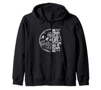 We Travel So Life Doesn’t Escape Us - Zip Hoodie