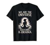 We Universe Watching K-Drama Meditating Fan T-Shirt