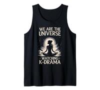 We Universe Watching K-Drama Meditating Fan Tank Top