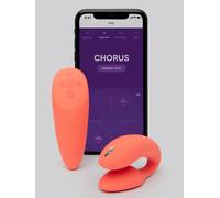 We-Vibe Chorus App and Remote Controlled Rechargeable Couple's Vibrator - Coral Coral