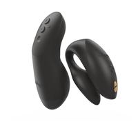 We-Vibe Chorus Pro App Controlled Couples Vibrator | Remote Control Clitoral & G-Spot Stimulator with 10 Intensity Levels | Waterproof Rechargeable Silicone Sex Toy for Couples Bedroom Play | Black