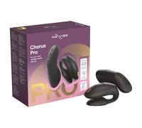 We-Vibe Chorus Pro Satin Black App and Remote Controlled Couple's Vibrator - Black Black