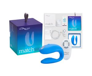 We-Vibe Match - Waterproof Rechargeable Couples Vibrator (Blue)