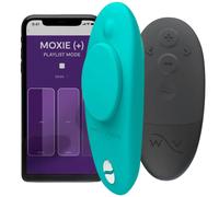 We-Vibe Moxie+ App and Remote Controlled Wearable Clitoral Vibrator, Aqua