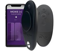 We-Vibe Moxie + App and Remote Controlled Wearable Clitoral Knicker Vibrator - Black Black