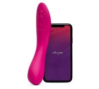 We-Vibe Rave 2 G Spot Vibrator App Controlled Adult Sex Toy for Women, Pink | Unique Shaped Internal Massager Vibrator for Couples, 10 Vibration Modes, G Spot Stimulator, Waterproof & Rechargeable