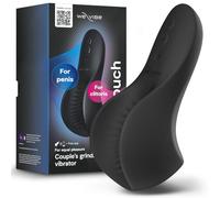 We-Vibe Shared Touch Lay On Couples Vibrator for Women and Men Black | Clitoral and Penis Stimulator, 10 Intensities, Rechargeable, App Controlled, Pleasure for Him and Her, Adult Sex Toy