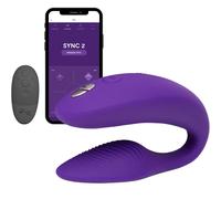 We-Vibe Sync 2 App Controlled Rechargeable Couples Vibrator, Purple