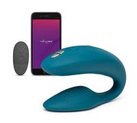We-Vibe Sync 2 Couples Vibrator - G Spot Vibrator & Clitoral Sex Toy for Double Stimulation - Silicone Vibrating Adult Remote Control & App Enabled Toys for Women - Rechargeable & Waterproof - Green