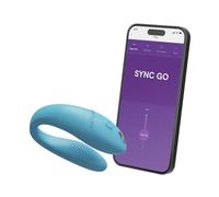 We-Vibe Sync Go Couples Vibrator Travel Edition App Control Sex Toy, Blue