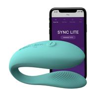 We-Vibe Sync Lite App Controlled Rechargeable Couples Vibrator, Aqua