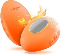 We-Vibe Temp Lay on Vibrator Clitoral Stimulator Adult Toy for Couples, Orange