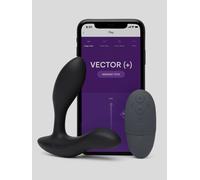 We-Vibe Vector+ App and Remote Controlled Rechargeable Prostate Massager - Black Black