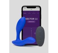 We-Vibe Vector+ Royal Blue App and Remote Controlled Rechargeable Prostate Massager - Blue Blue