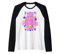 We Want Moshiach Now Chabad Lubavitch Rebbe Jewish Messiah Raglan Baseball Tee
