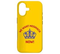 We Want Moshiach Now Messiah Chabad Lubavitch Rebbe Jewish Case for iPhone 17