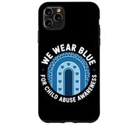 We Wear Blue For Child Abuse Awareness Support Case for iPhone 11 Pro Max