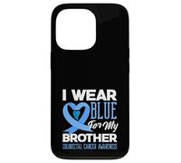 We Wear Blue For My Brother Colorectal Cancer Support Tee Case for iPhone 13 Pro