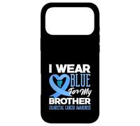 We Wear Blue For My Brother Colorectal Cancer Support Tee Case for iPhone 17 Pro Max