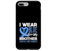 We Wear Blue For My Brother Colorectal Cancer Support Tee Case for iPhone 7 Plus/8 Plus