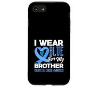 We Wear Blue For My Brother Colorectal Cancer Support Tee Case for iPhone SE (2020) / 7/8