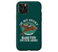 We Wear Our Blood Type On Our Arms Funny Eventing Case for iPhone 11 Pro