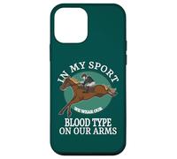 We Wear Our Blood Type On Our Arms Funny Eventing Case for iPhone 12 mini