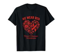 WE WEAR RED - Heart Disease Awareness Ribbon T-Shirt