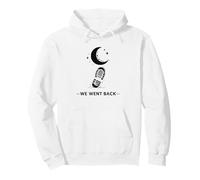 We Went Back to the Moon Bootprint Space Pullover Hoodie