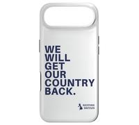 We Will Get Our Country Back - Restore Britain UK (White) Case for iPhone Air