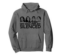 WE WILL NOT BE SILENCED The Squad Rashida AOC Omar Meme Pullover Hoodie