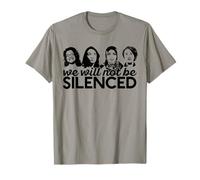 WE Will NOT BE Silenced The Squad Rashida AOC Omar Meme T-Shirt