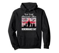 We Will Remember Them Remembrance Day Armistice Tribute Pullover Hoodie