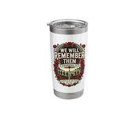 We Will Remember Them Remembrance Day Tribute Design Stainless Steel Insulated Tumbler