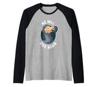 We Will Rise Again - Bird Extinct Flightless Dodo Raglan Baseball Tee