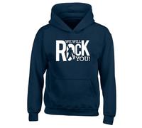 We Will Rock You Unisex Hoodie - Printed Hooded Sweatshirt for Men & Women | Casual Graphic Pullover | Soft & Comfortable Music-Inspired Jumper | Gift for Rock Music Fans & Trendy Streetwear Lovers