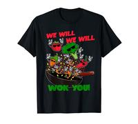 We Will We Will Wok You - Vegans and vegetarians T-Shirt