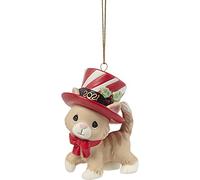 We Wish You A Meow-y Christmas Dated Hanging Cat Ornament